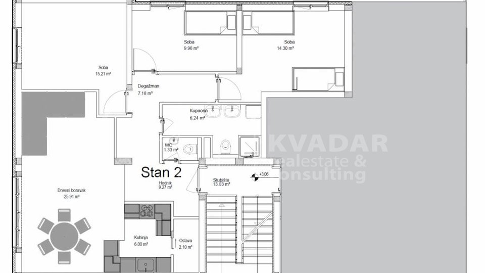 Apartment, 104 m2, For Sale, Zagreb - Granešina