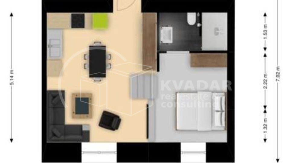 Apartment, 51 m2, For Sale, Zagreb - Donji Grad