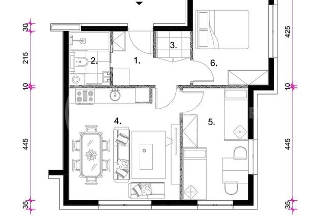 Apartment, 53 m2, For Sale, Zagreb - Retkovec