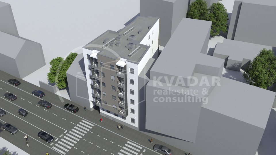 Moderan stambeni objekt u srcu Trešnjevke, trosoban stan 62,97m2!!!