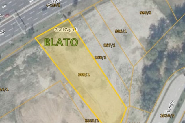 Land, 3172 m2, For Sale, Novi Zagreb - Blato
