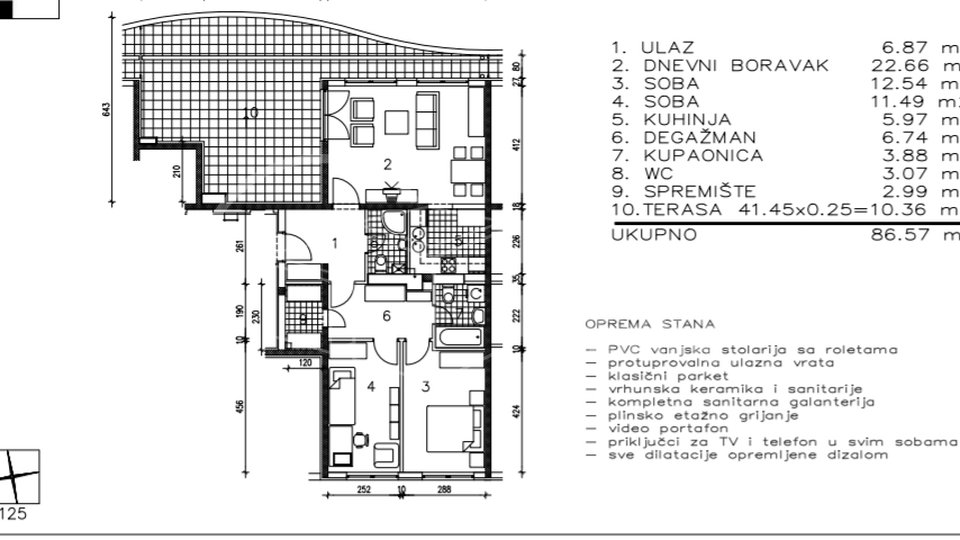Apartment, 79 m2, For Sale, Zagreb - Sesvetski Kraljevec