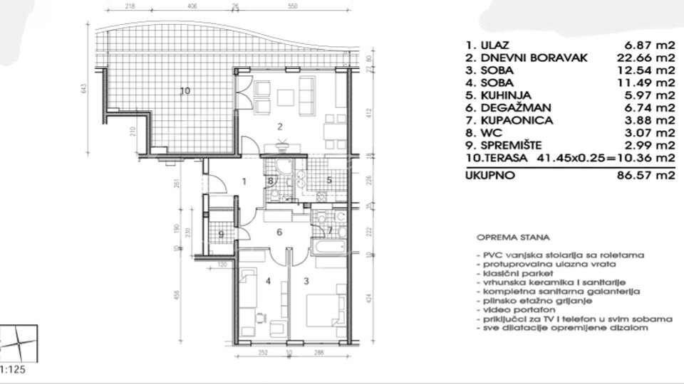 ZAGREB / SESVETE / SESVETSKI KRALJEVEC / TROSOBAN STAN 2190 €/m2