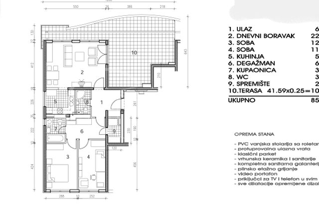 Apartment, 85 m2, For Sale, Zagreb - Sesvetski Kraljevec