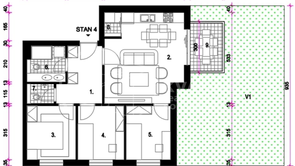 Apartment, 64 m2, For Sale, Novi Zagreb - Remetinec