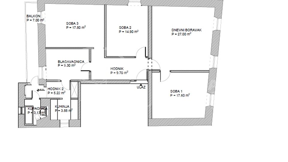 Apartment, 116 m2, For Sale, Split - Varoš