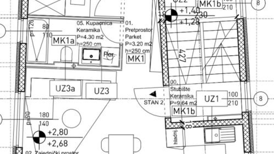 ZAOSTROG - MAKARSKA RIVIJERA / NOVOGRADNJA / 2S+DB, 54 m2