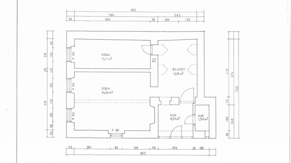 Centar-Tkalčićeva! 3-sobni stan od 72 m2