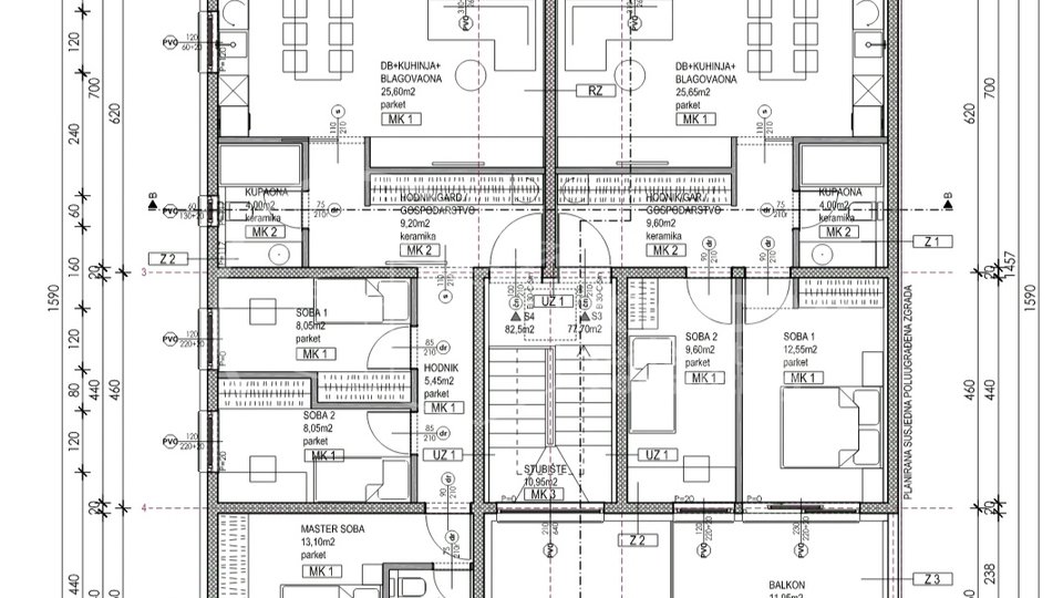 Velika Gorica/centar/novogradnja stan+garaža+parking 102,67 m2!