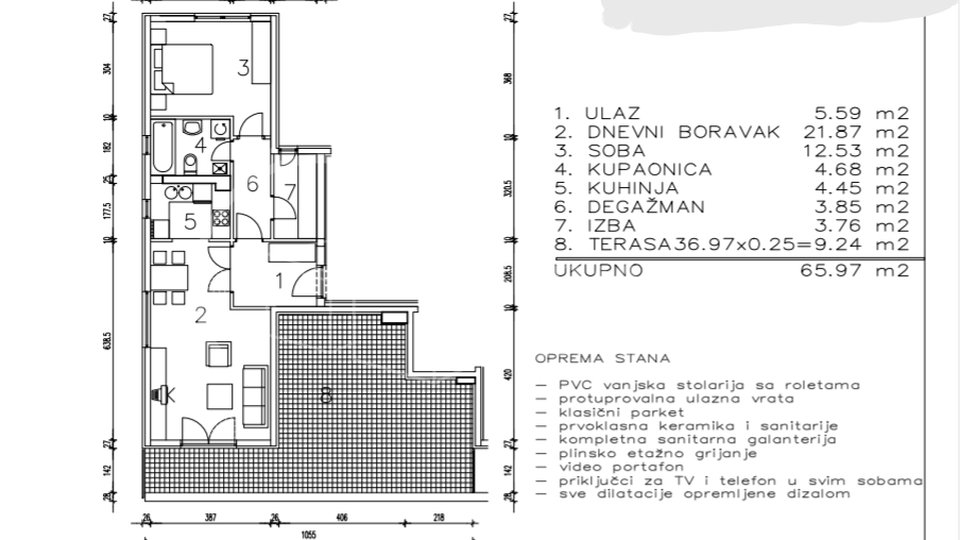 Apartment, 65 m2, For Sale, Zagreb - Sesvetski Kraljevec