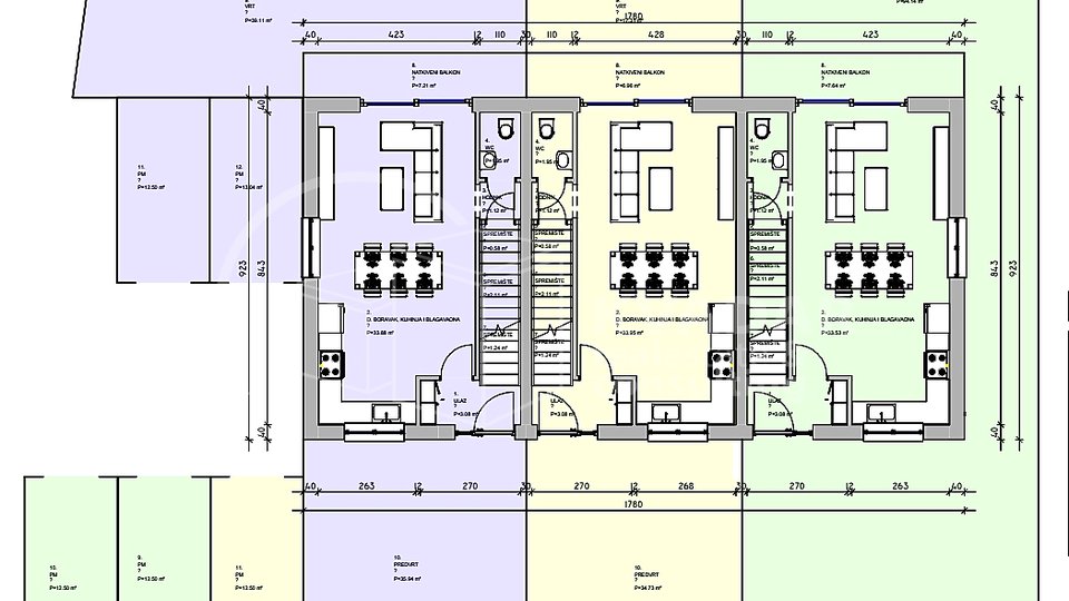 PRODAJA/ DUGO SELO / KUĆA U NIZU / NETO 140.14m2 NOVOGRADNJA