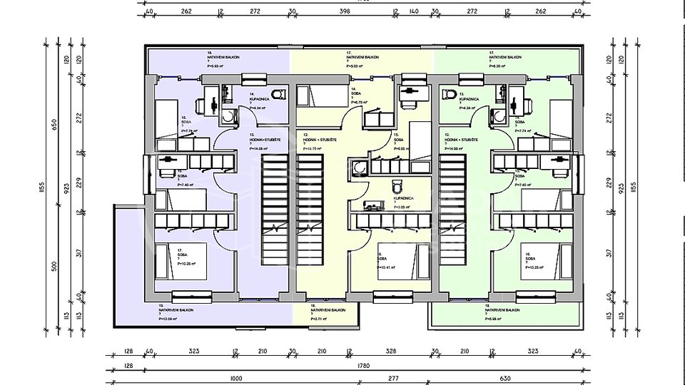 PRODAJA/ DUGO SELO / KUĆA U NIZU / NETO 140.14m2 NOVOGRADNJA