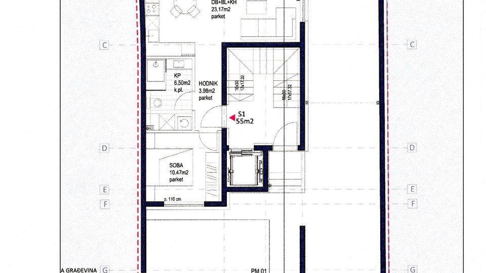 Trešnjevka/novi projekt/stan55m2/loggia/parking!!