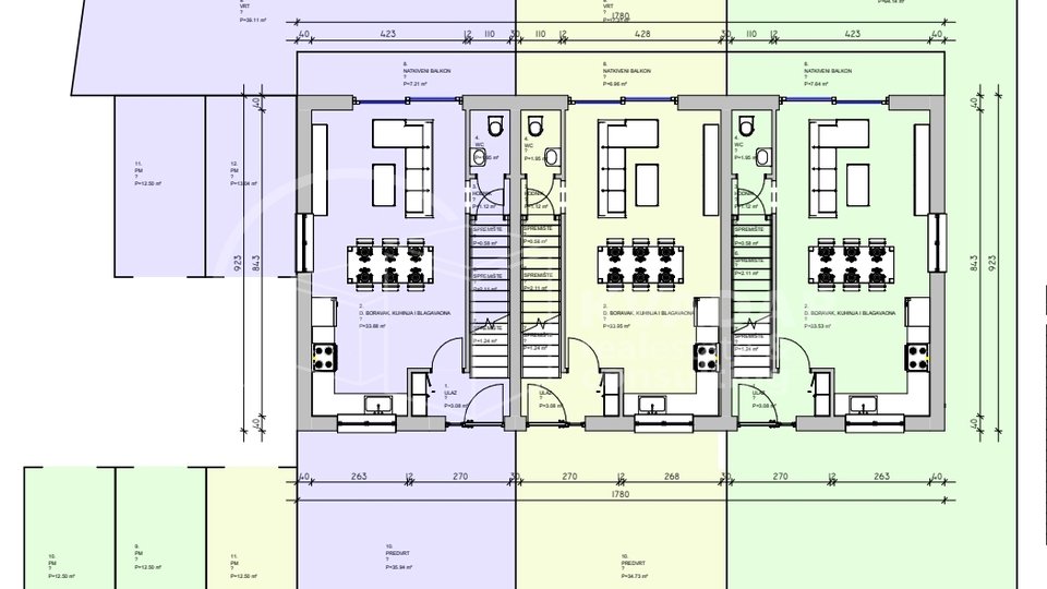 PRODAJA / DUGO SELO / STAN - KUĆA U NIZU 128.16 m2 / NOVOGRADNJA